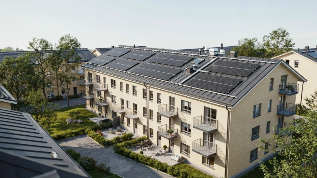 solcellsanläggning brf
